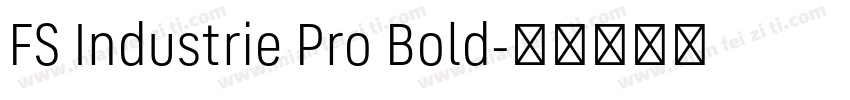 FS Industrie Pro Bold字体转换